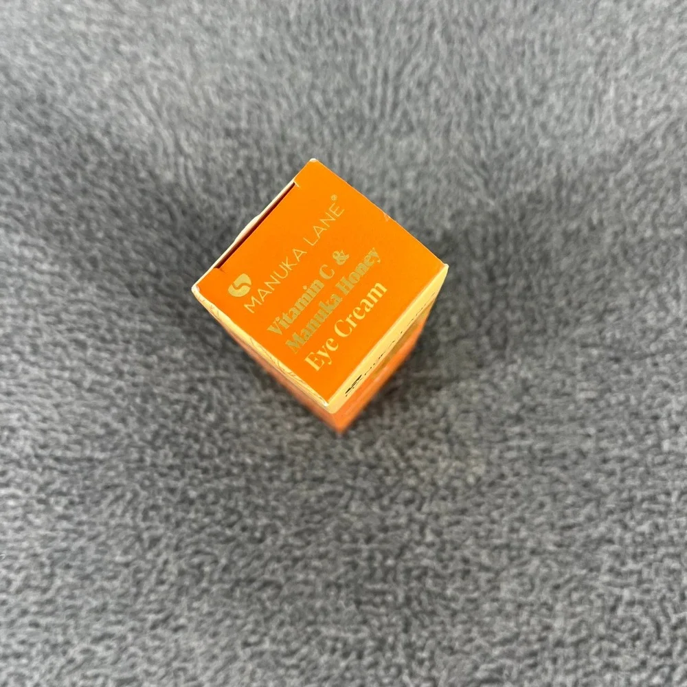 Manuka Lane Eye Cream Orange Vitamin‎ C Manuka Honey Brightening 1 oz